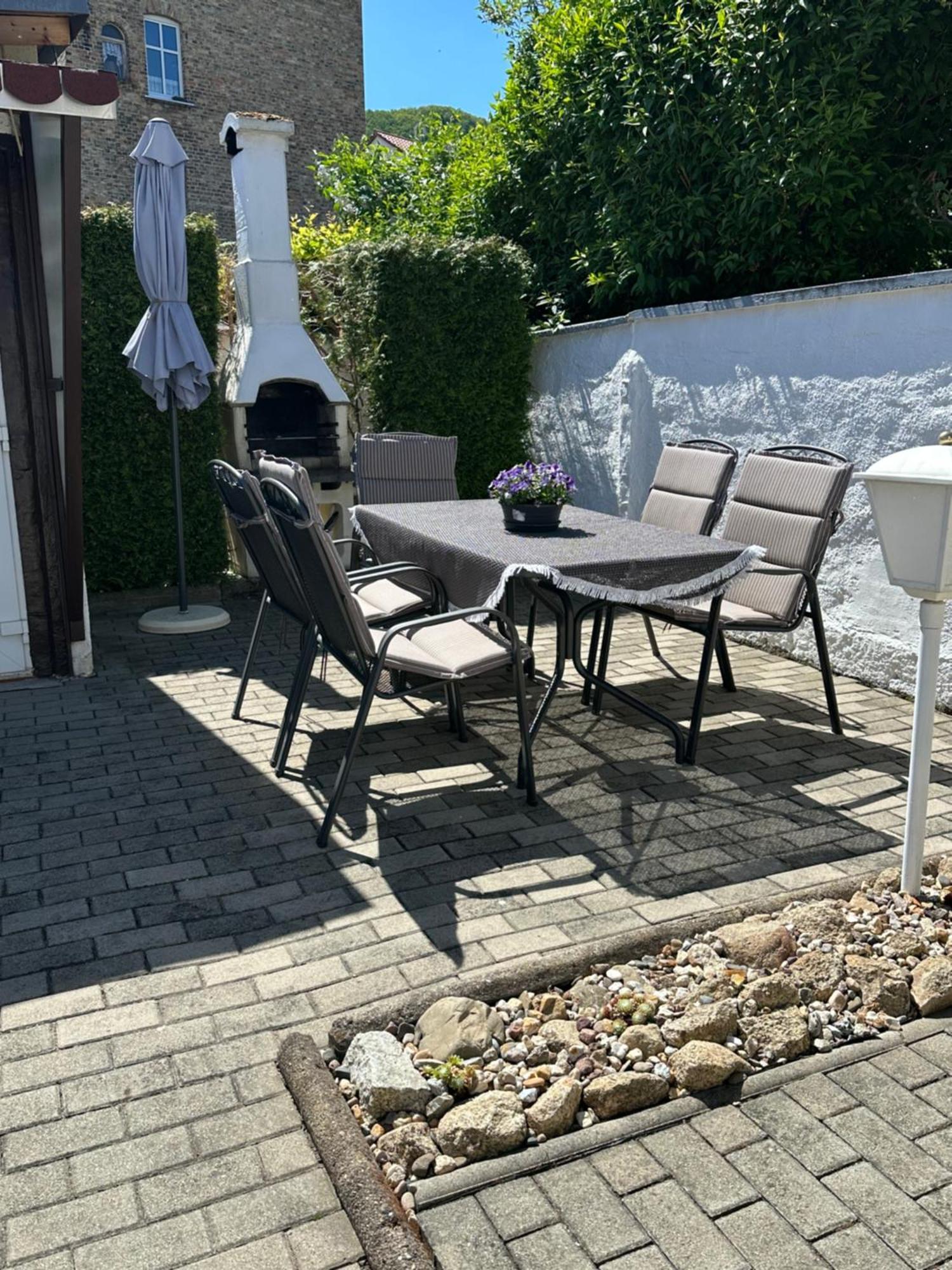 Christels Ferienwohnung 1 In Thale Mit Sonnenterrasse Und Grill Exterior foto